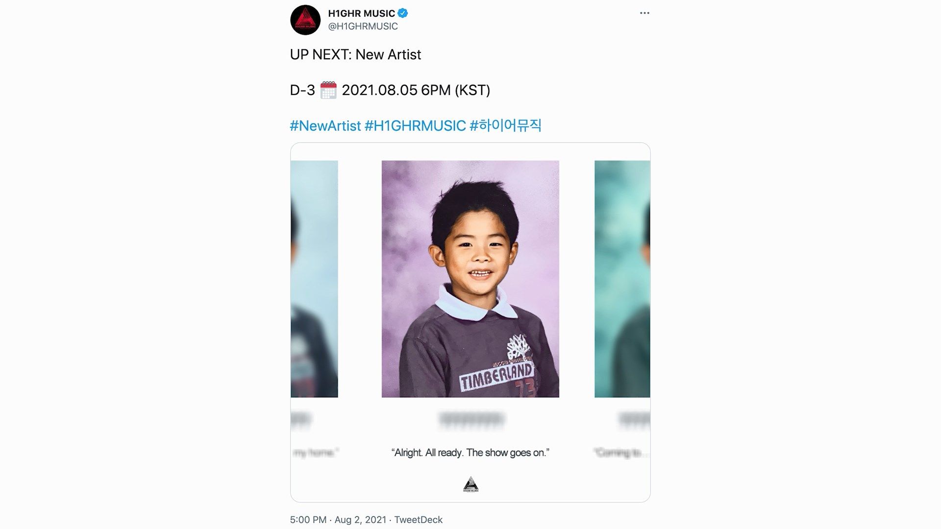 H1GHR Music hints at their newest artist｜K1 Entertainment News | Viu ...