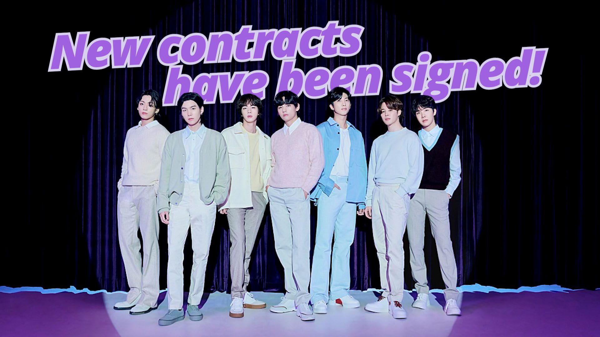 All 7 BTS members officially renew contracts with BIGHIT MUSIC｜K1 ...