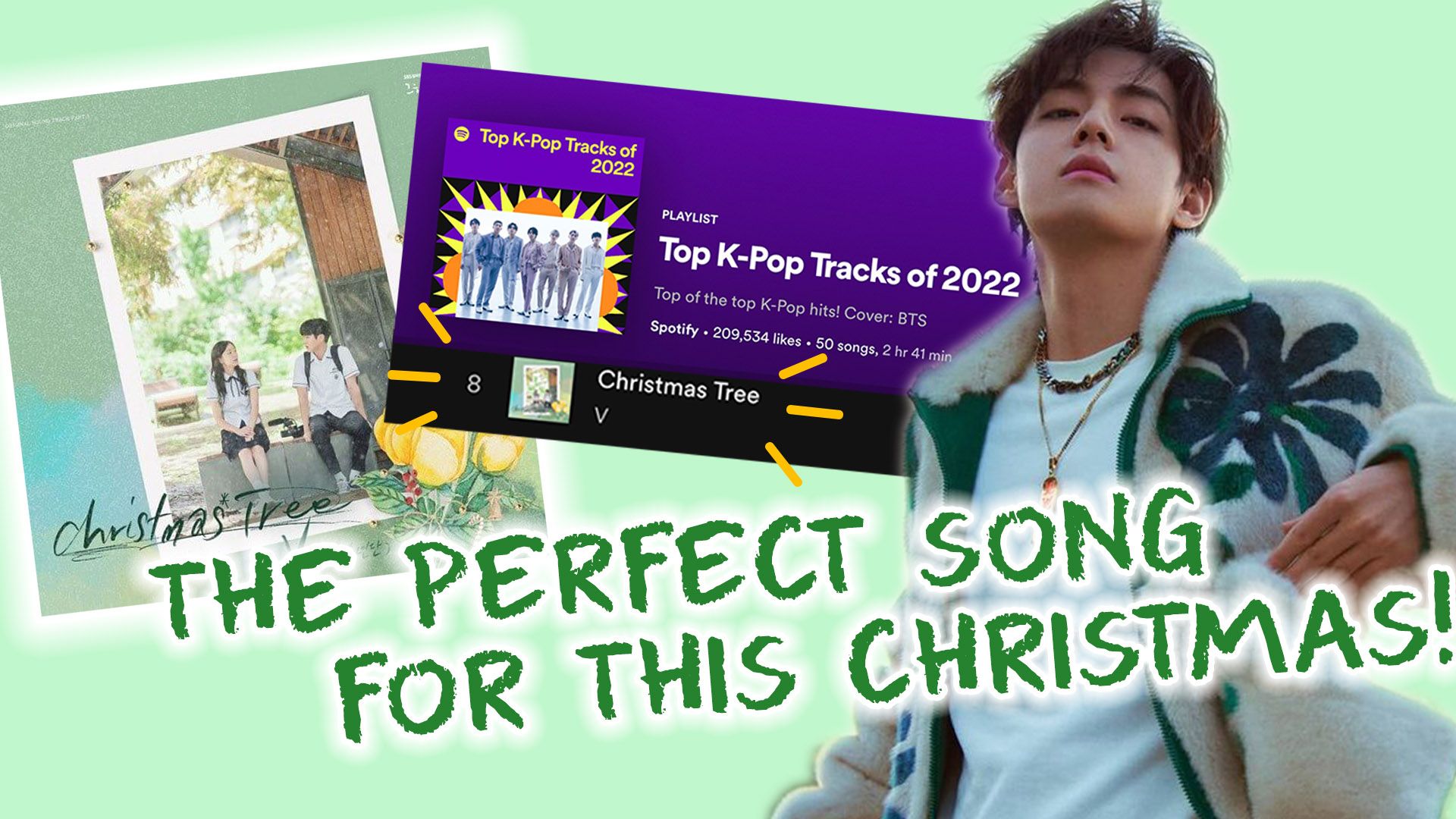 "Christmas Tree" by V (Kim Tae Hyung) is 2022's moststreamed OST｜K1